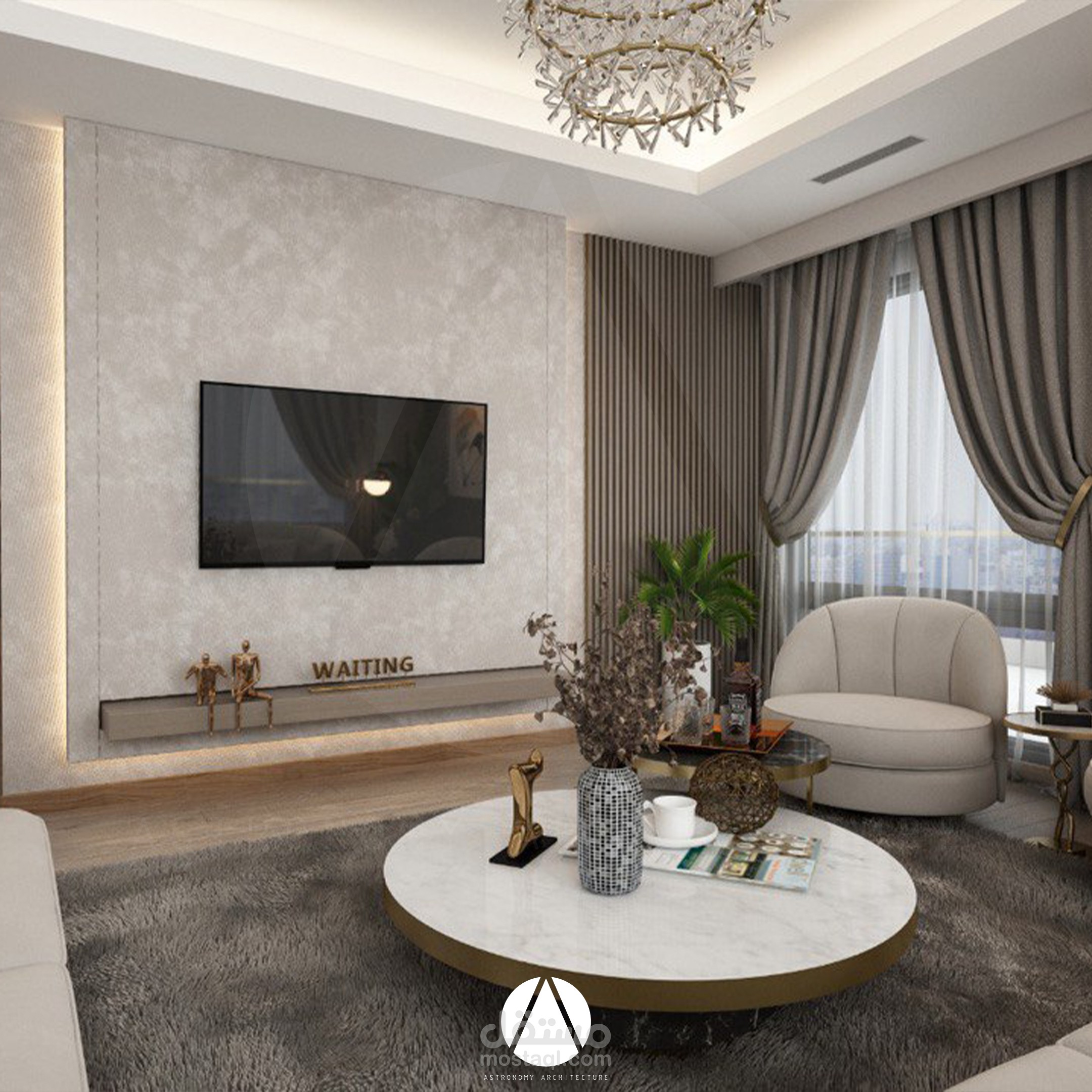 تصميم وتنفيذ شقة في اسطنبول