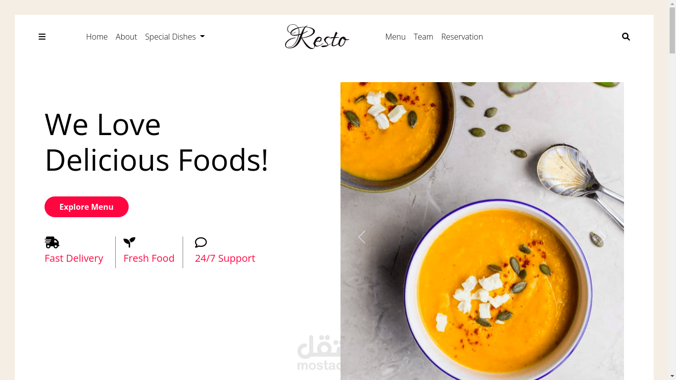Restaurant web