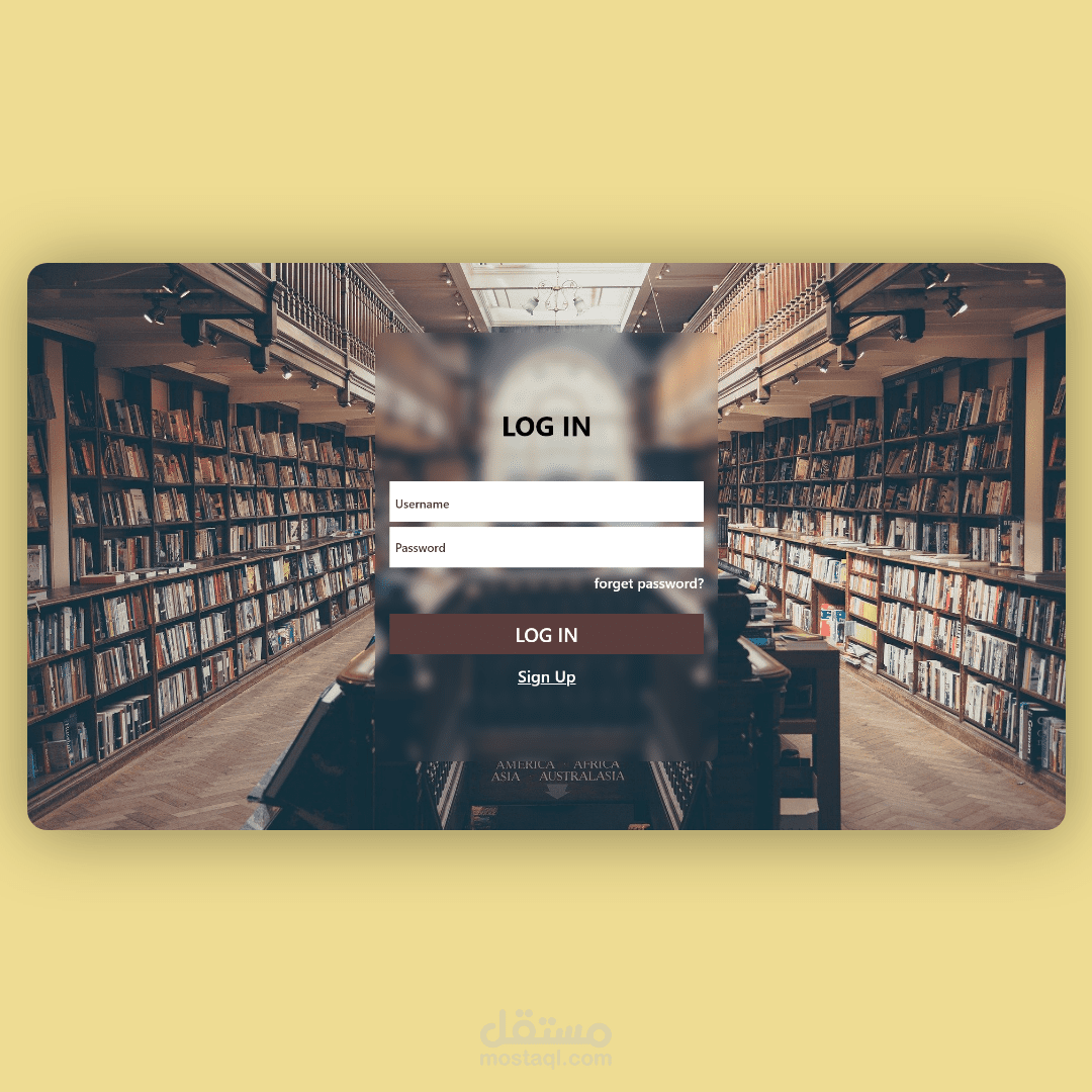 تصميم موقع ويب لمكتبة باستخدام برنامج Adobe Xd