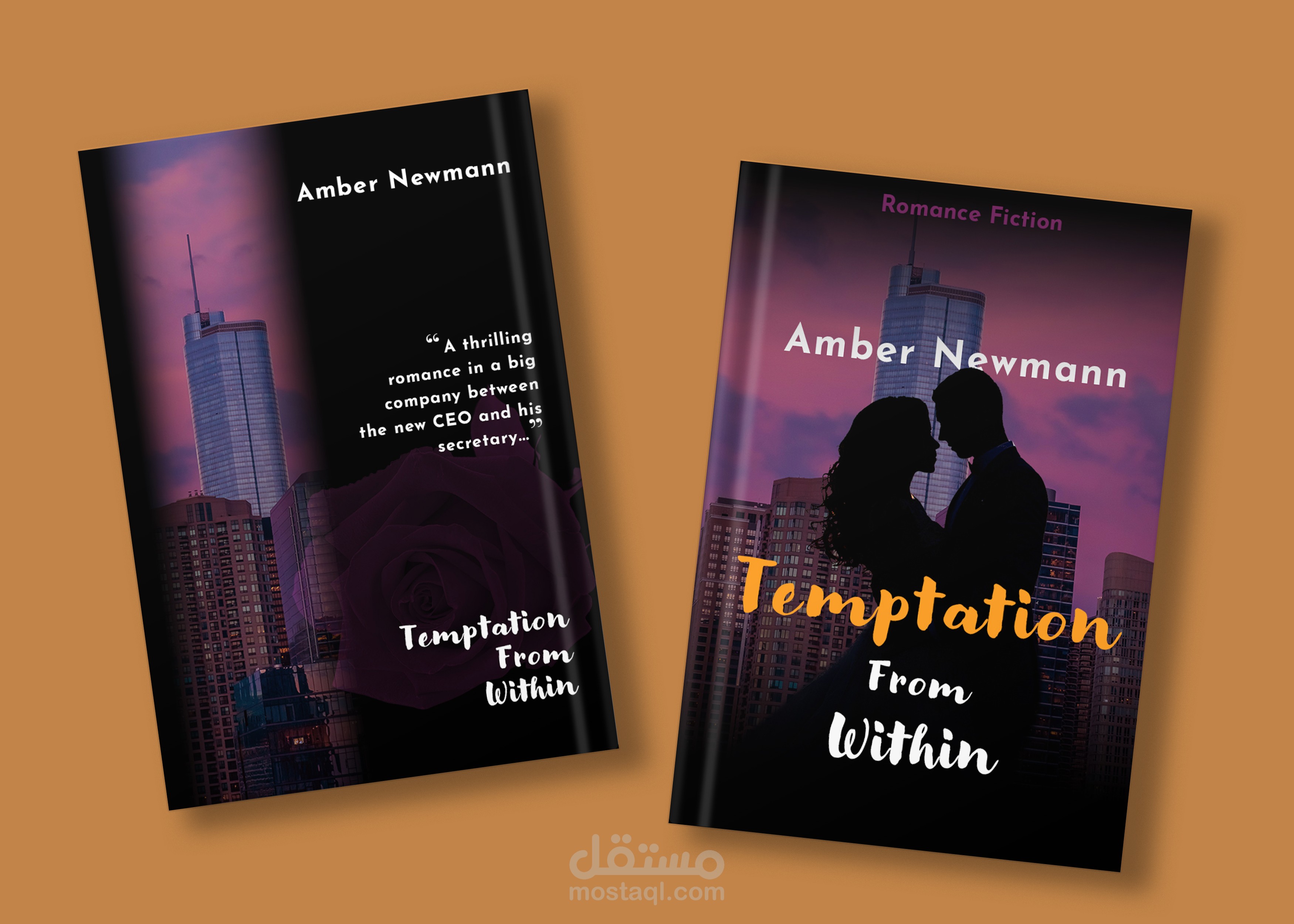 تصميم غلاف رواية - Temptation From Within