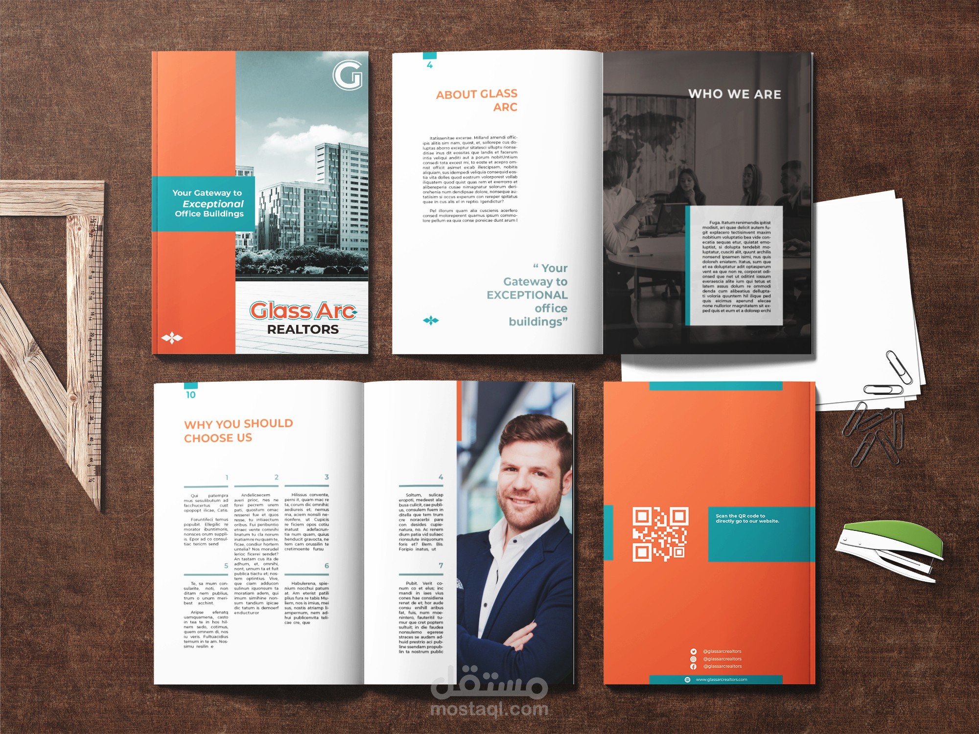 بروفايل او ملف تعريفى لشركة - Glass Arc Realtors