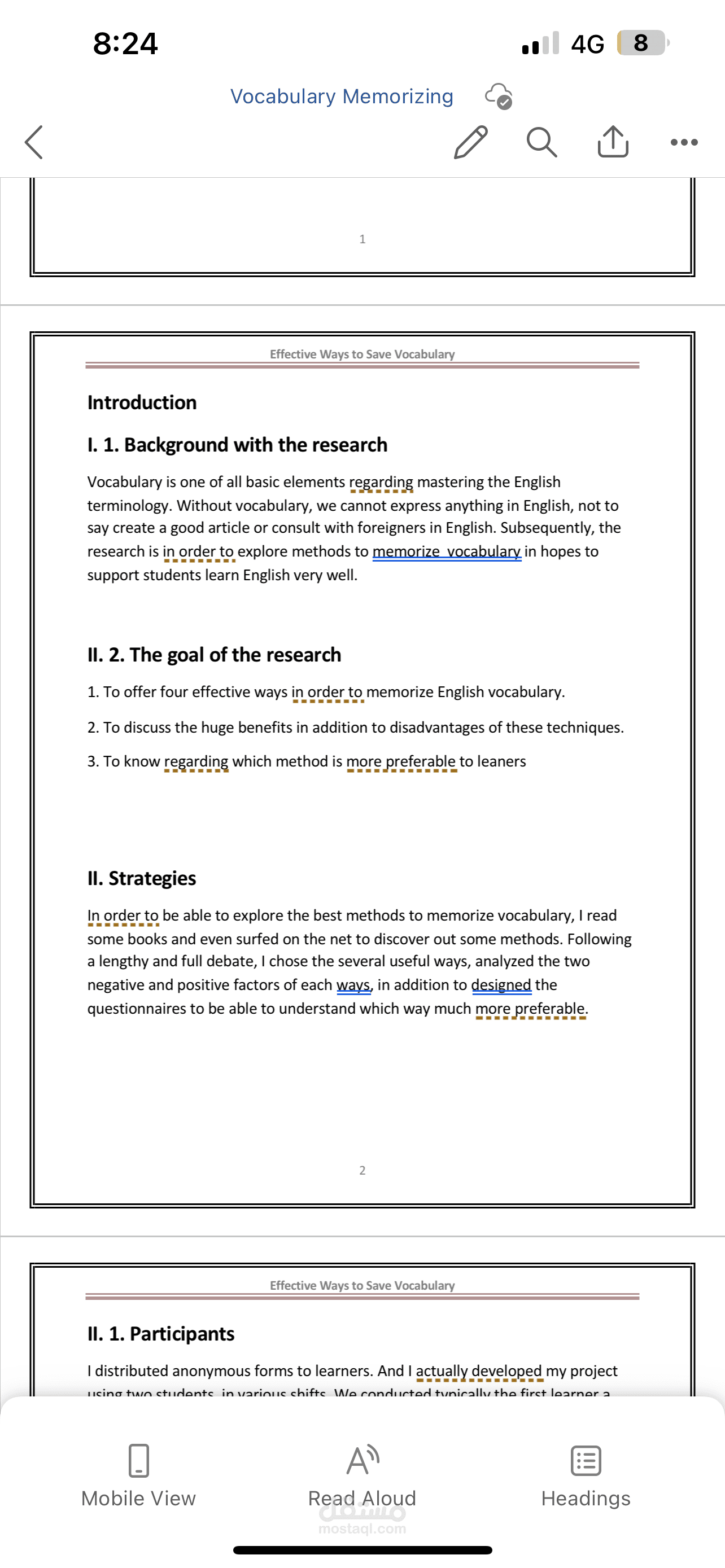 Effective Ways to Save Vocabulary