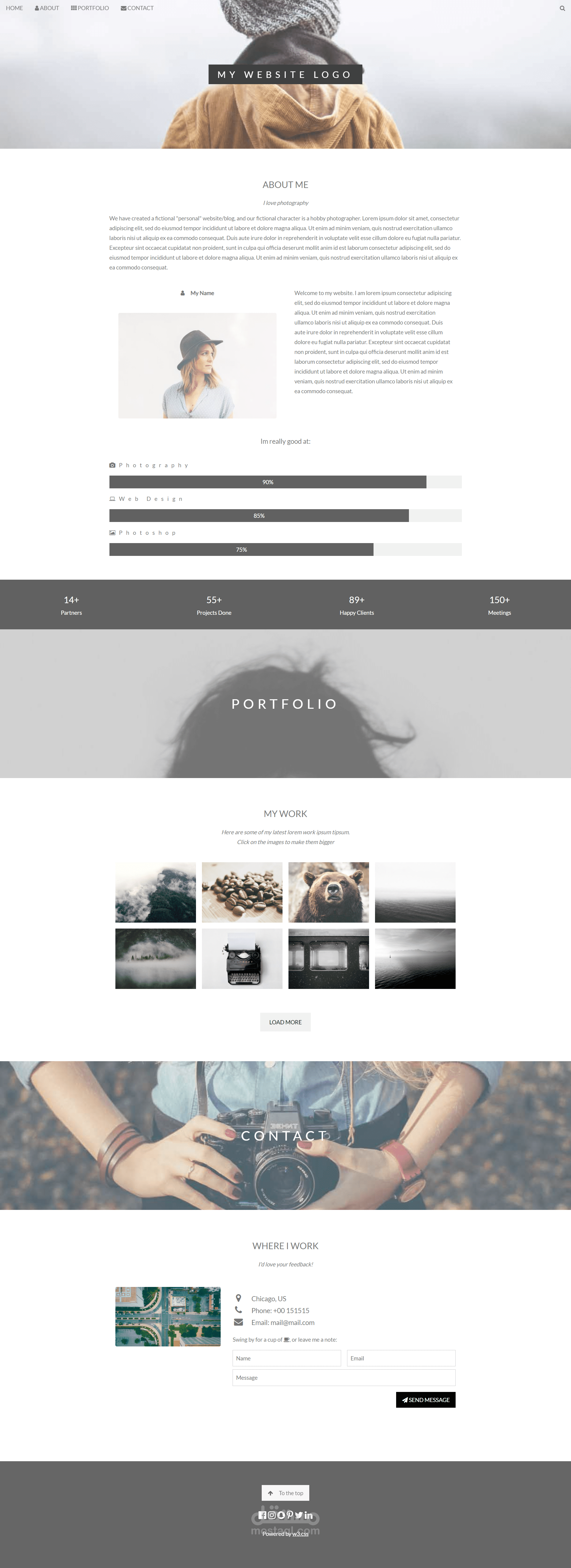Portfolio for Photographer