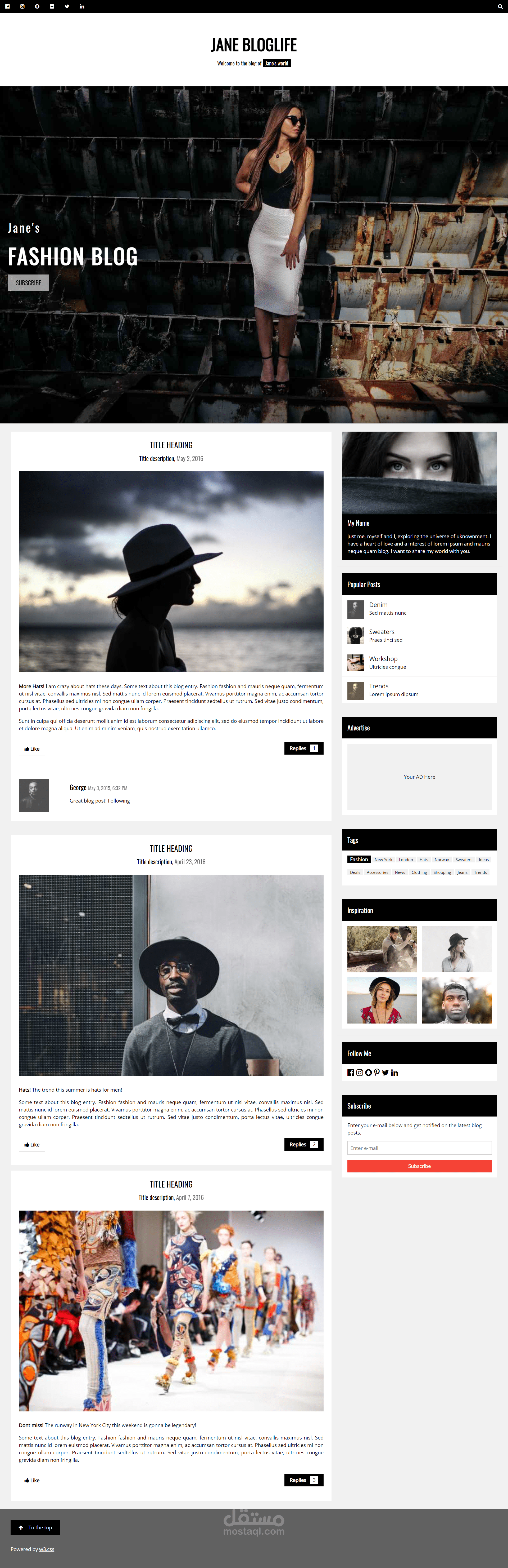 blogger Page