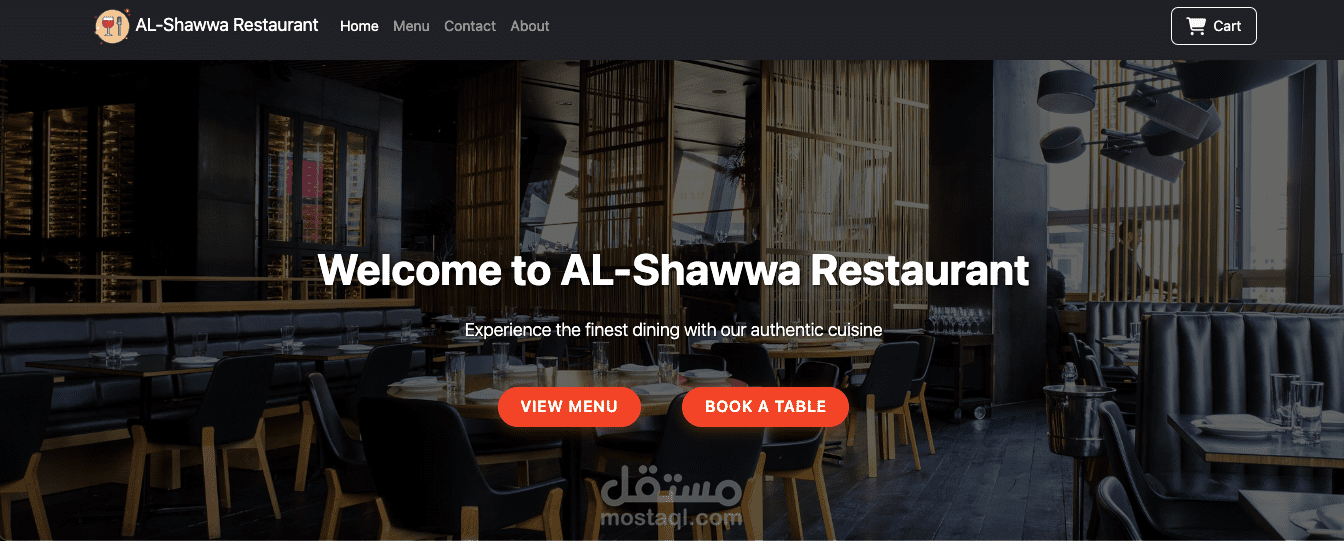 restaerant website