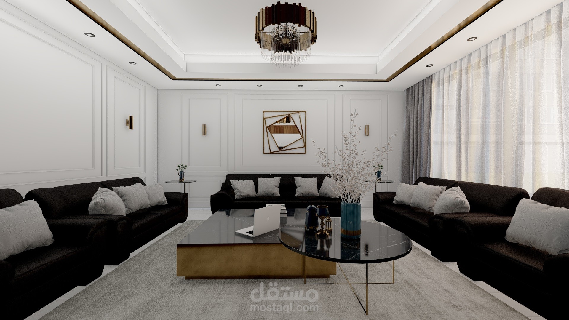 تصميم داخلي لمجلس نساء