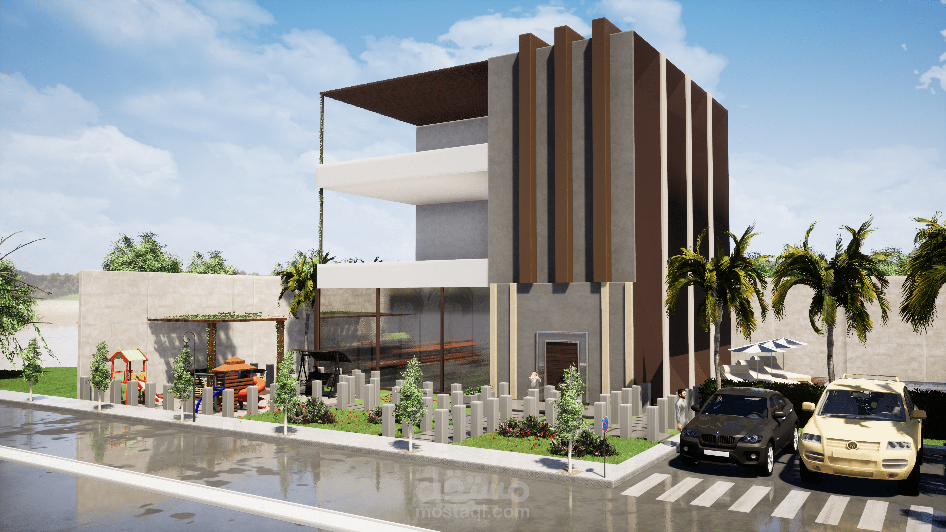 تصميم فيلا في المملكة العربية السعودية