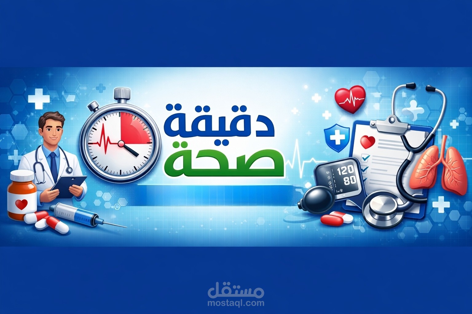 غلاف لصفحة طبية علي السوشيال ميديا