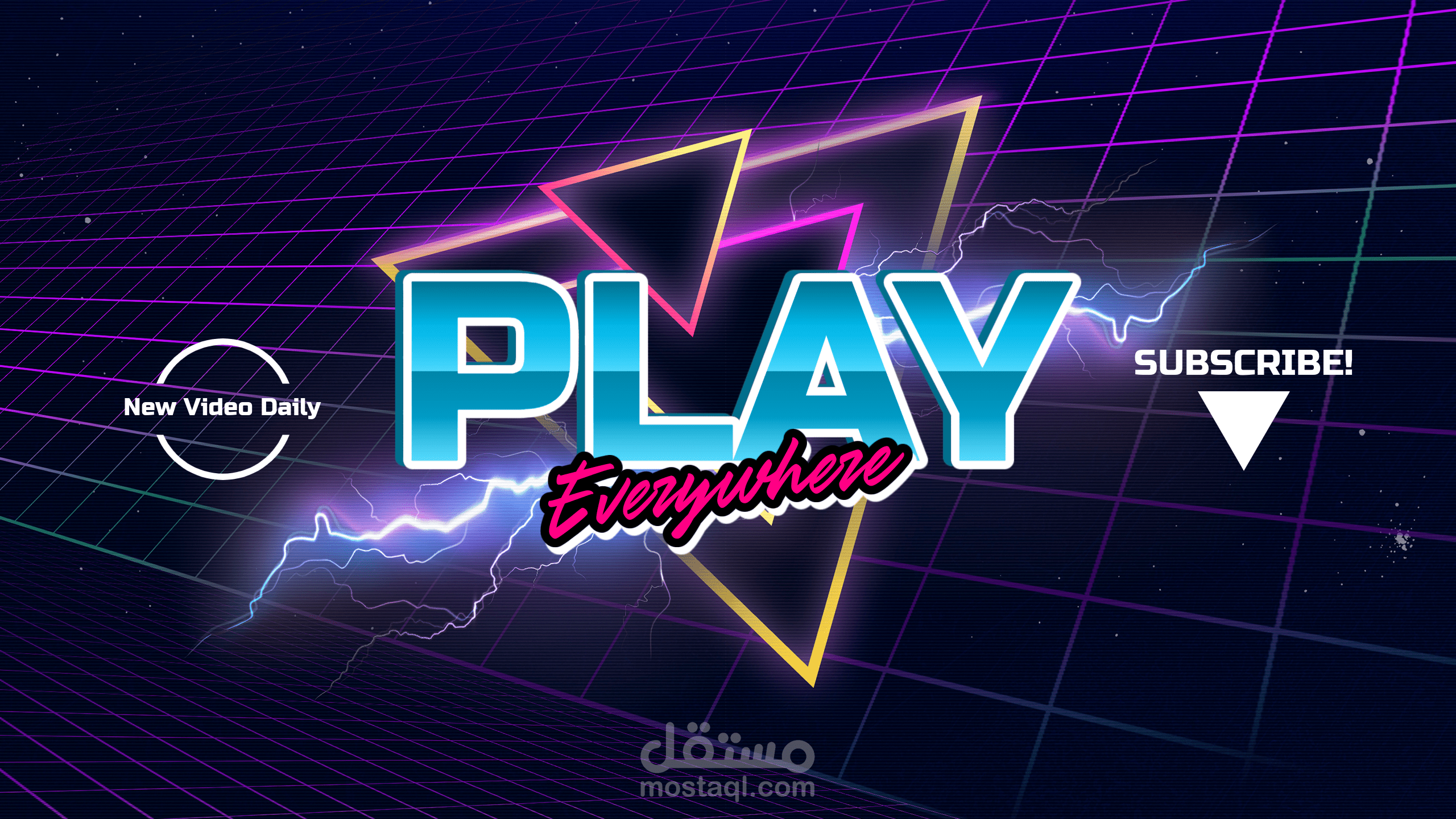 تصميم بنر لقنوات اليوتيوب