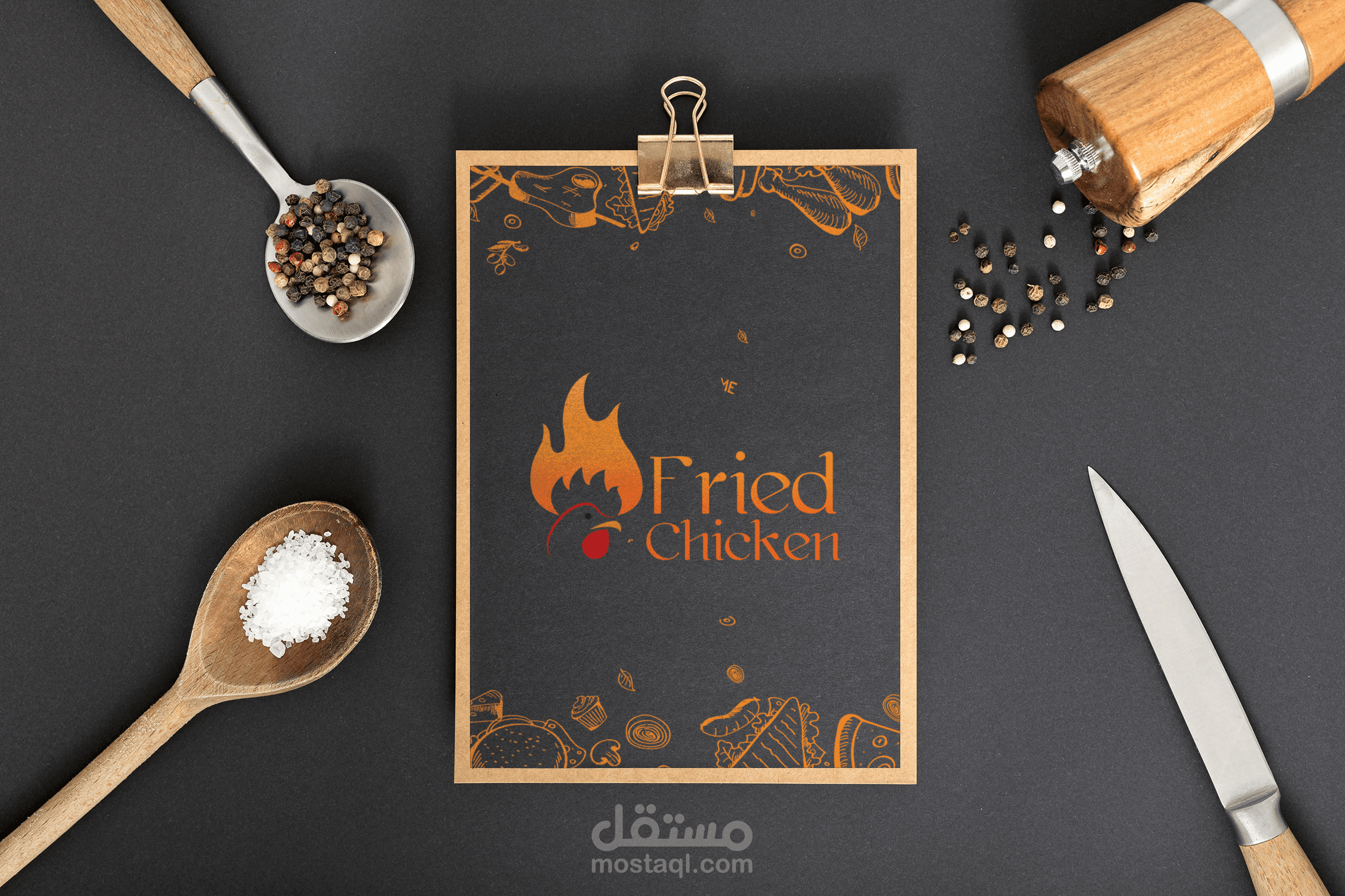 ( Fried Chicken Logo (Egypt