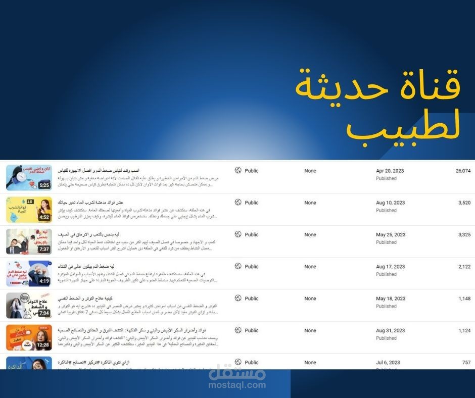 قناة لطبيب