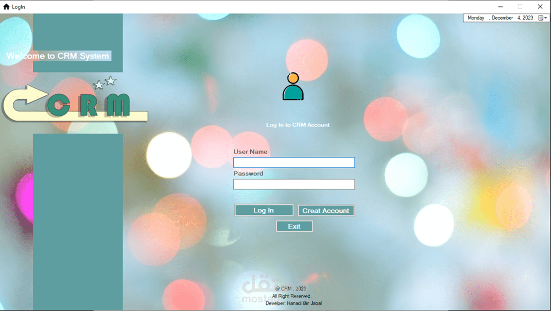 برمجة و تصميم تطبيق نظام ادارة علاقات العملاء  #C و Microsoft Visual Studio