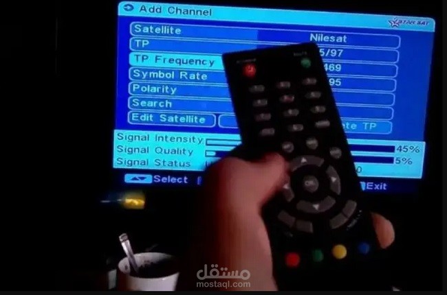 مقالتي عن خطوط طول القمر الصناعي نايل سات