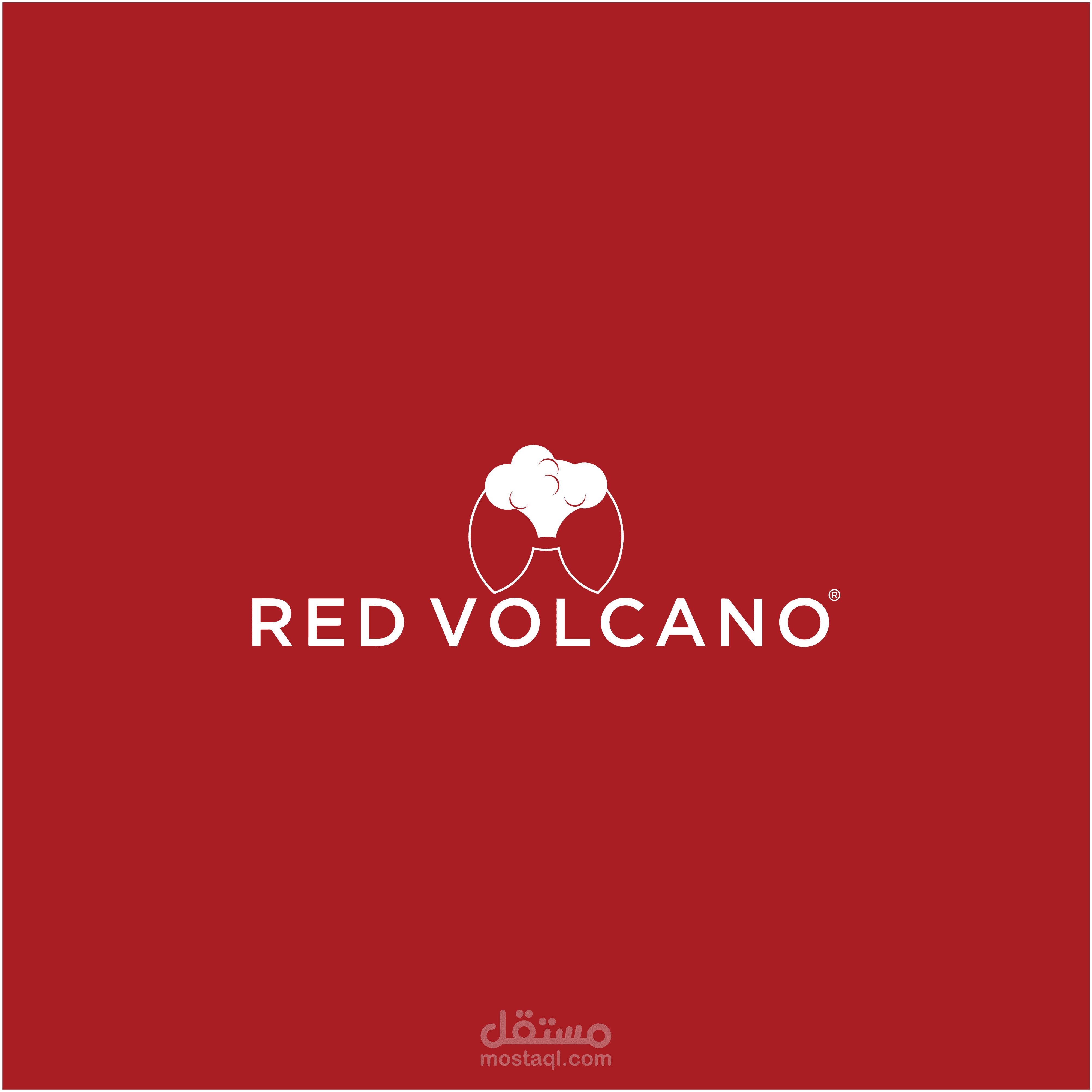تصميم شعار Red Volcano