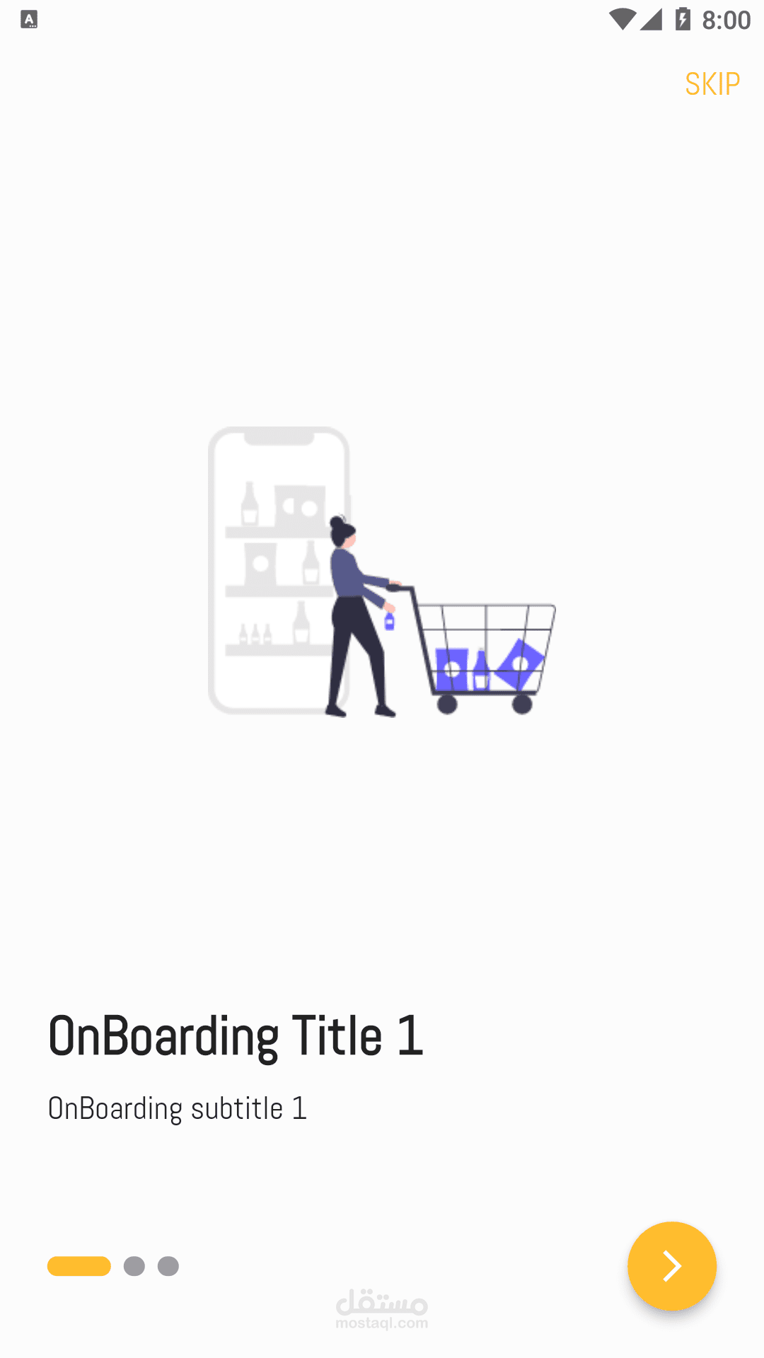 متجر الكتروني Shop App