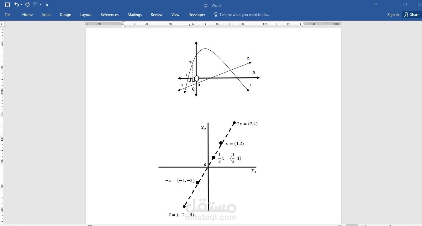 كتابة مسائل رياضيات وكيمياء على الوورد وبرنامج math type.