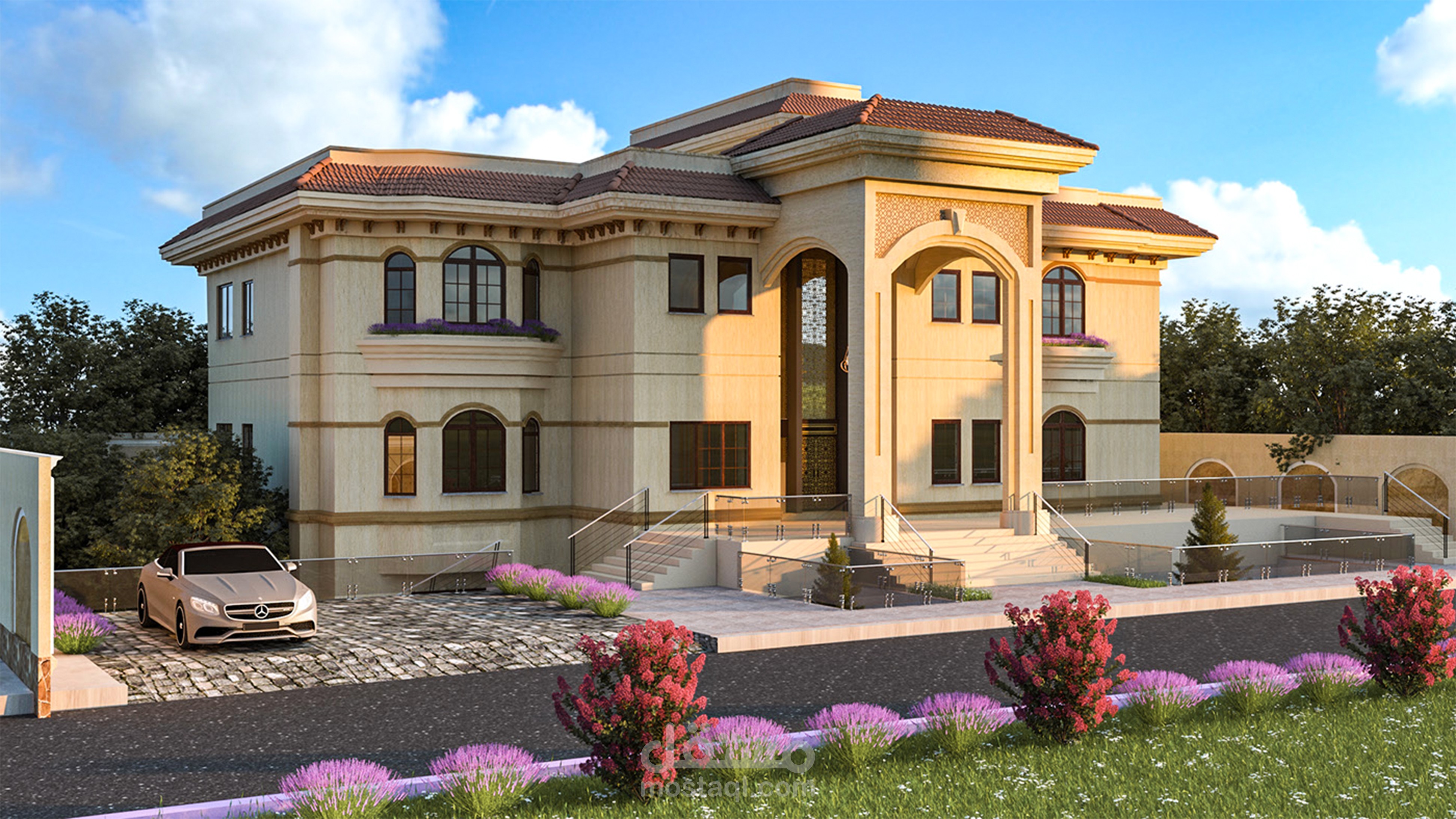 Villa Exterior- 3D Visualization