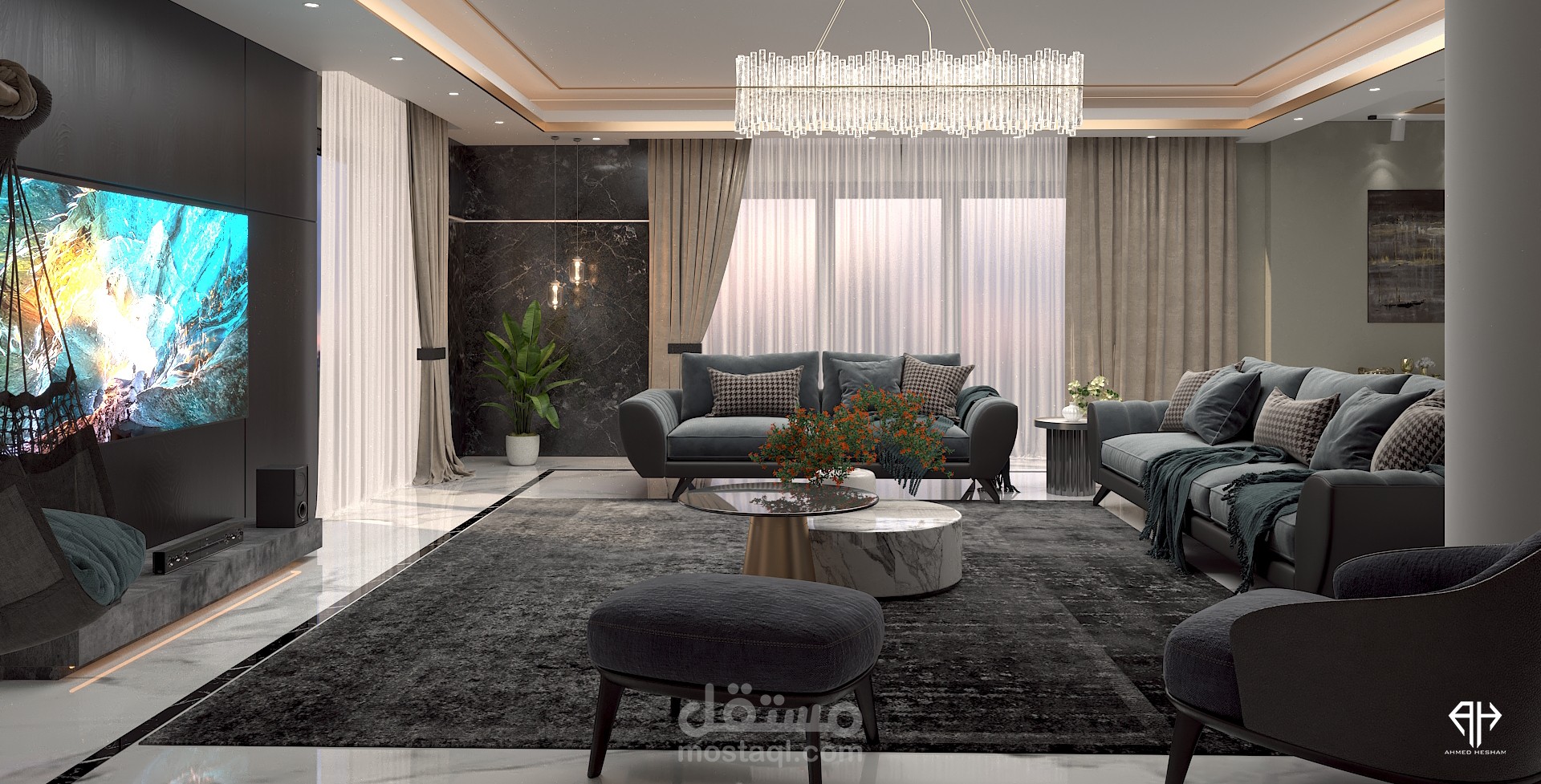 مجلس بطراز مودرن