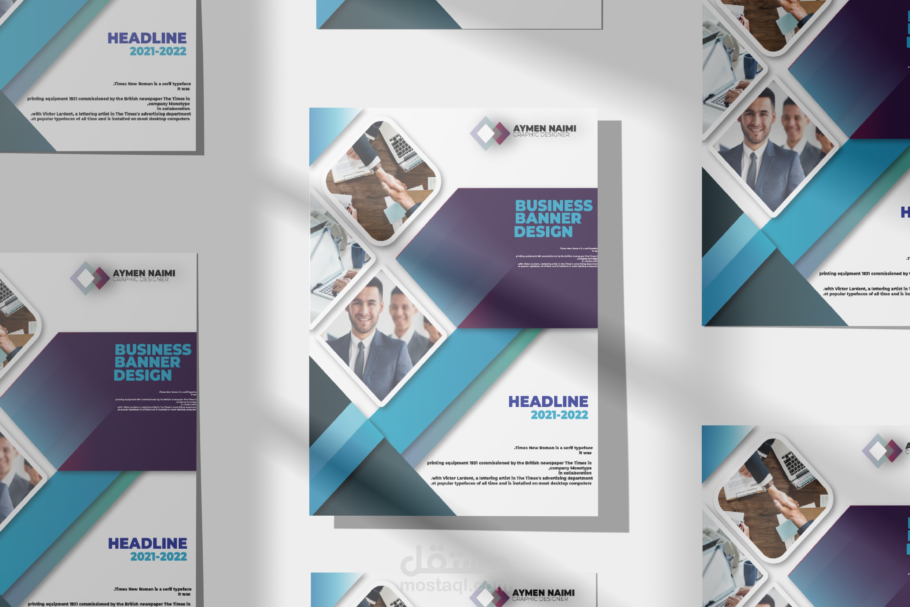 تصميم برشور\ فلاير\ رول اب.