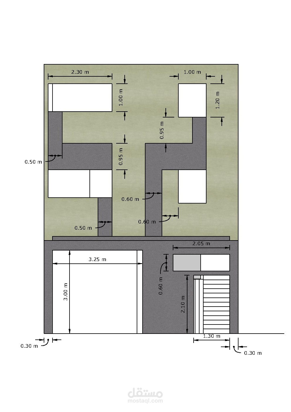 تصمي مسكن بسيط