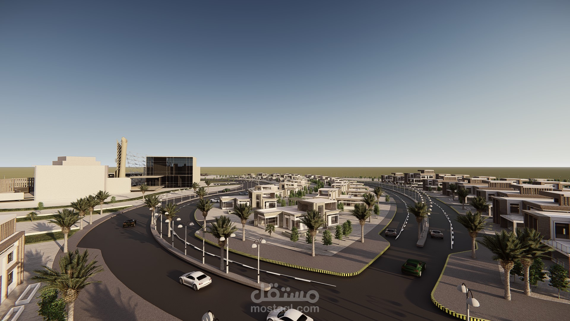 تصميم مجاورة سكنية