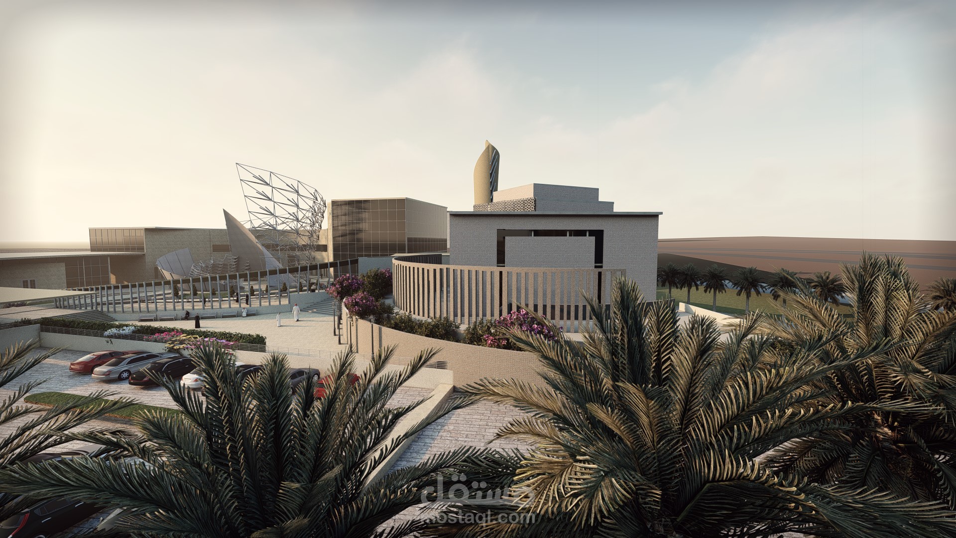 تصميم مركز اجتماعي وترفيهي