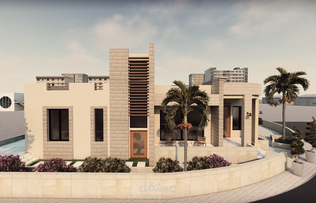 تصميم واجهة منزل