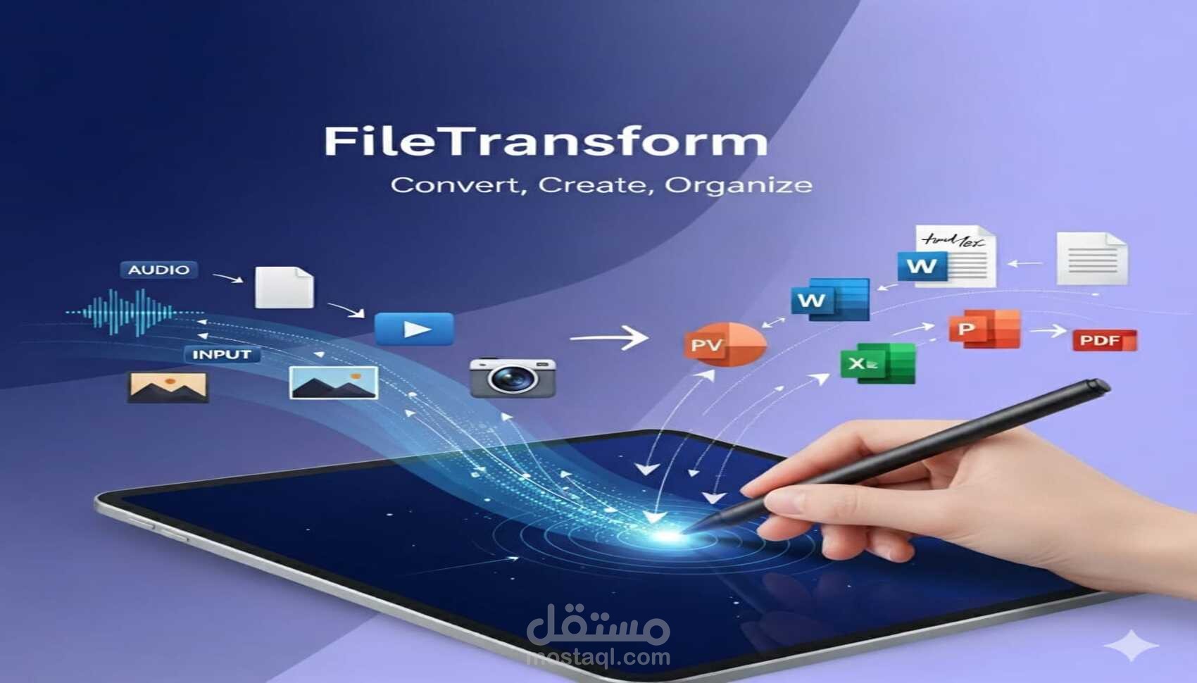 تفريغ صوتي وكتابي احترافي (صوت، فيديو، صور، PDF)