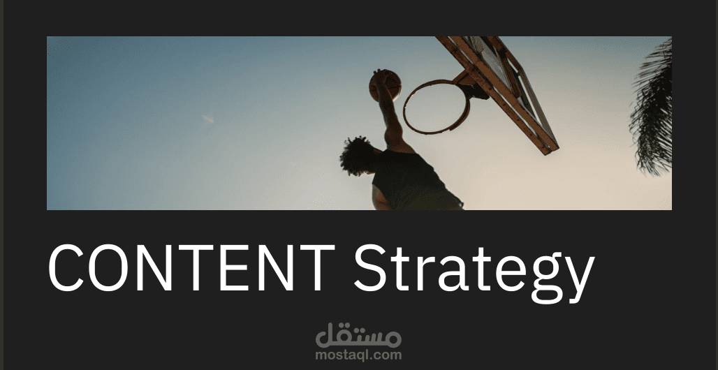 Content Strategy For my Client