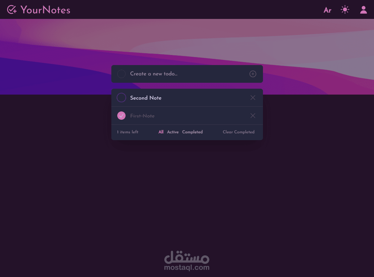 YourNotes Application