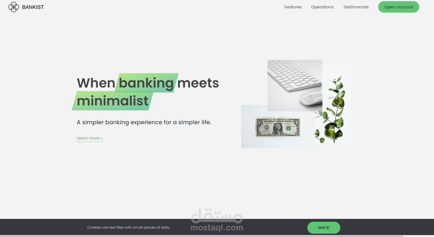 Bankist Website