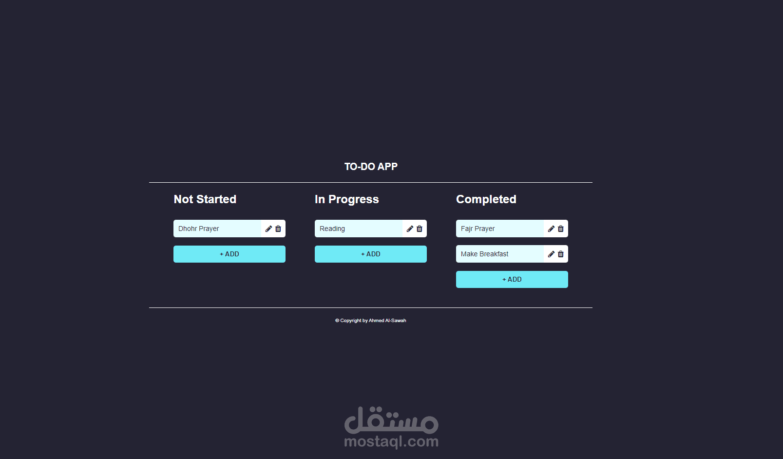 Kanban To-Do Application