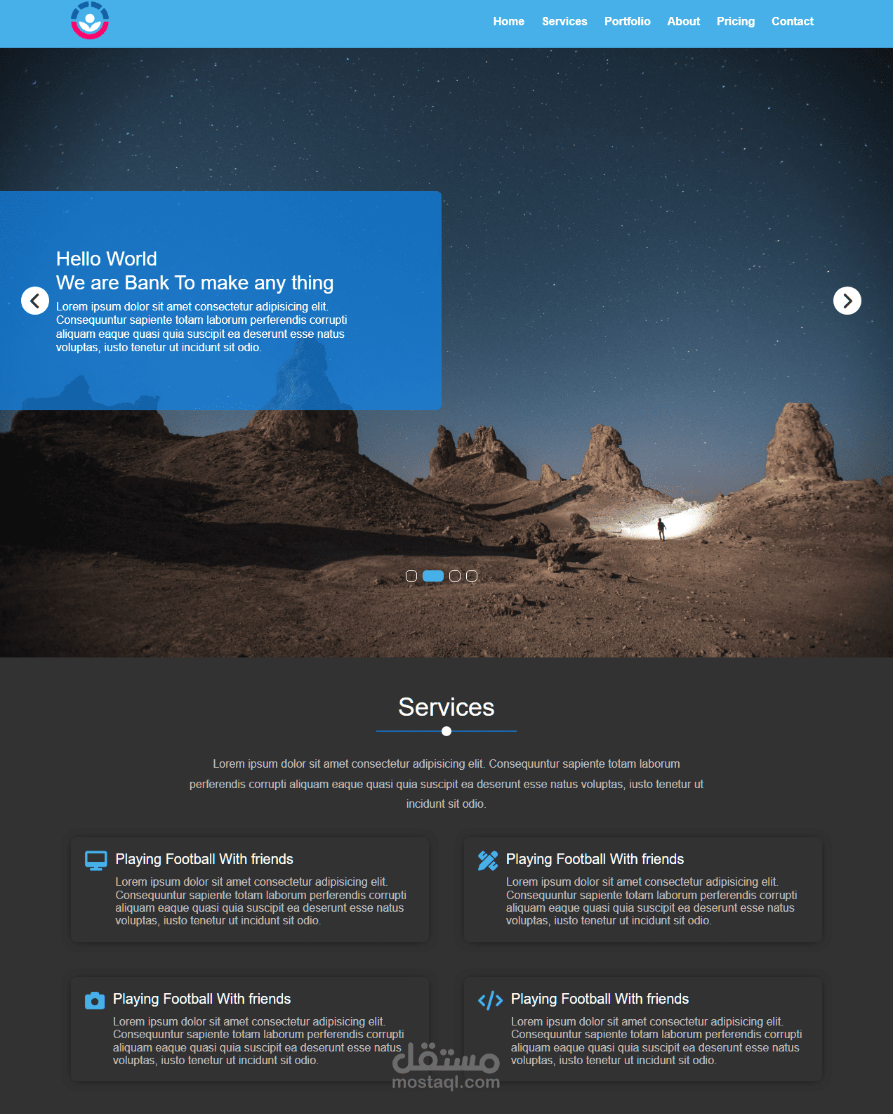 تصميم وتطوير موقع احترافي لتعزيز أعمالك