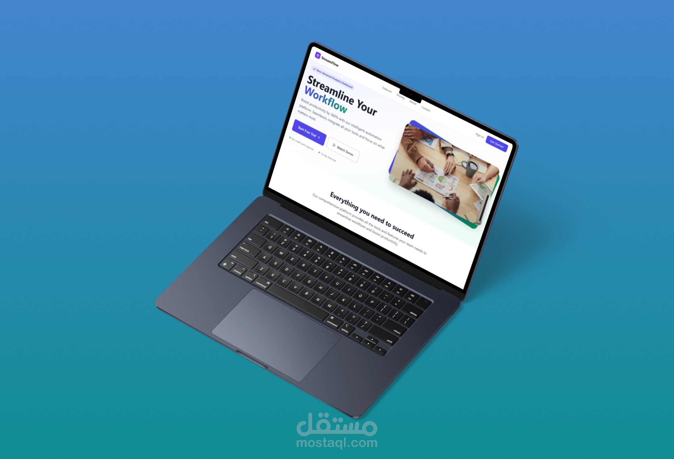 صفحة هبوط لمتجر الكتروني