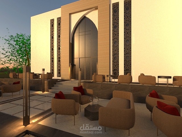 Terrace for a 5 Stars Hotel