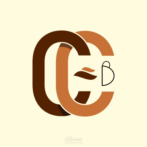 تصميم شعار الحرف (C)