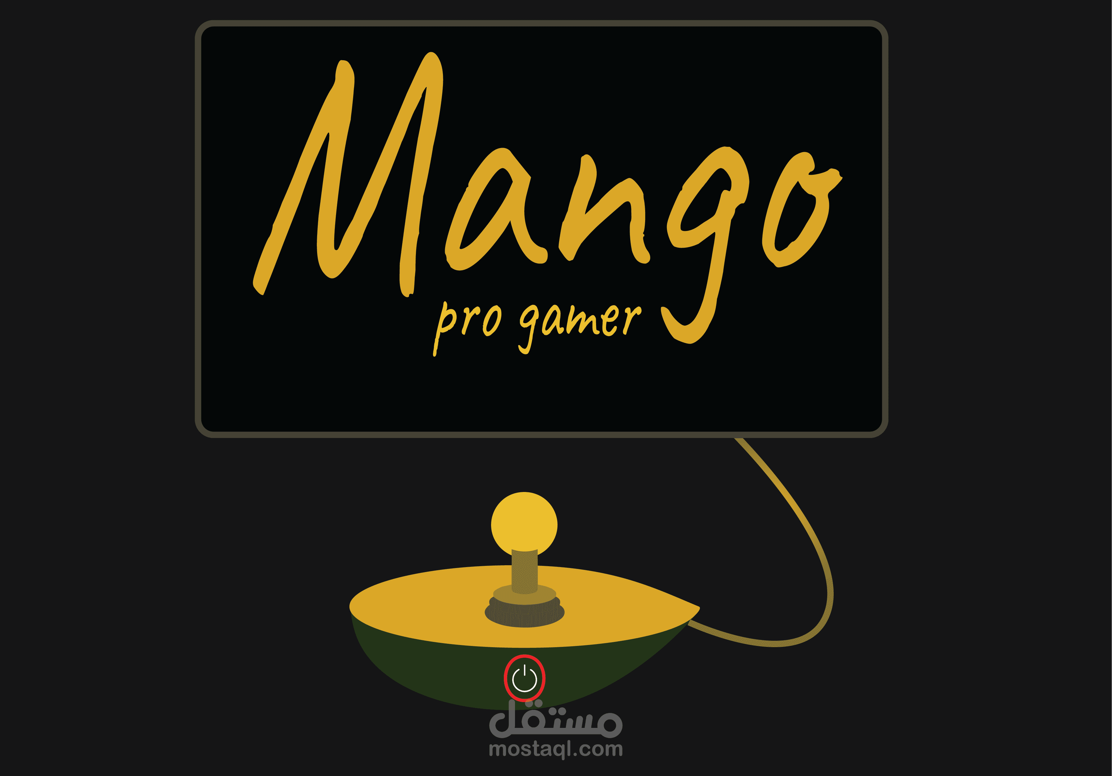 شعار لقناة يوتيوب بمجال الألعاب