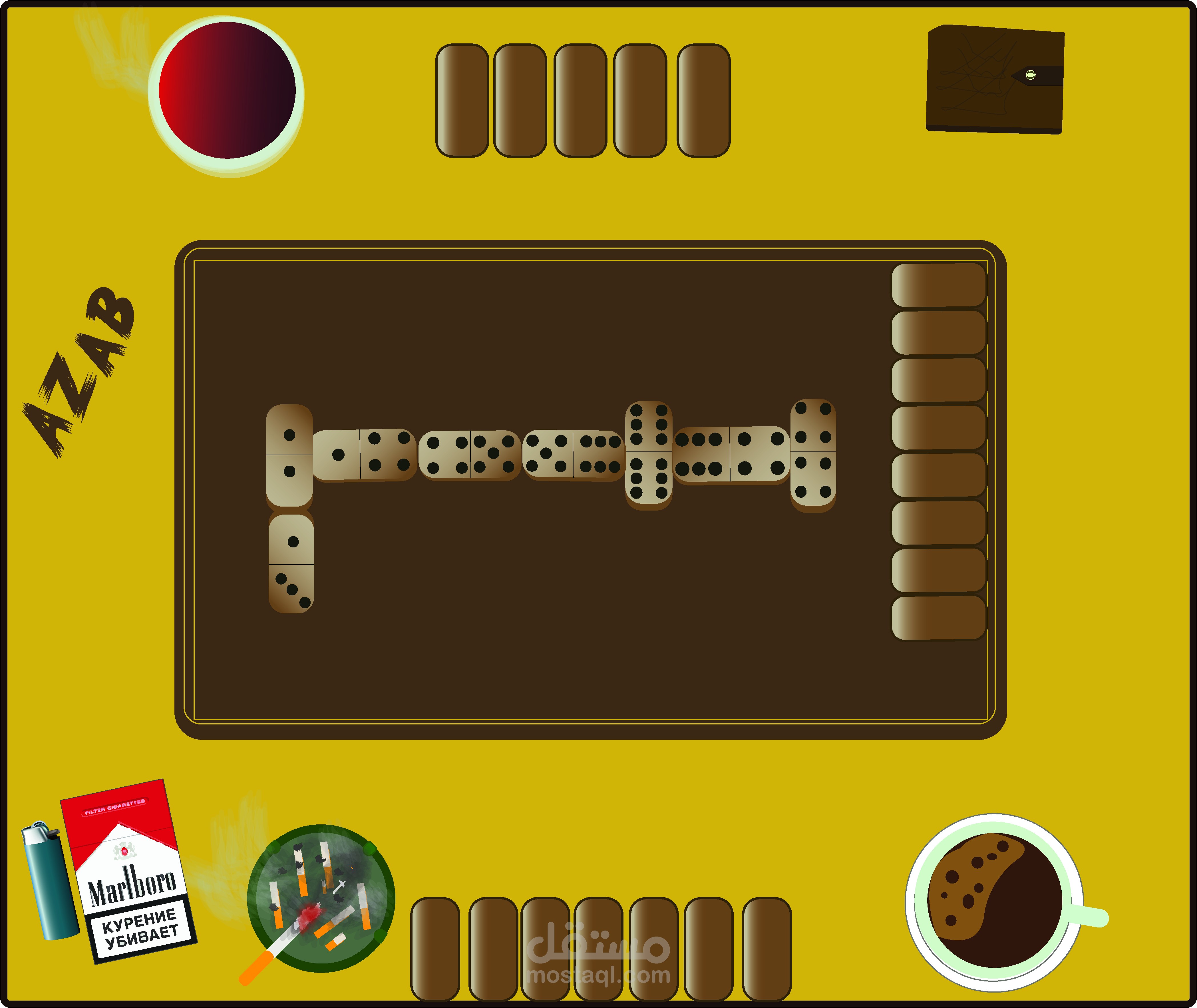 مشروع مرسوم باليستريتور