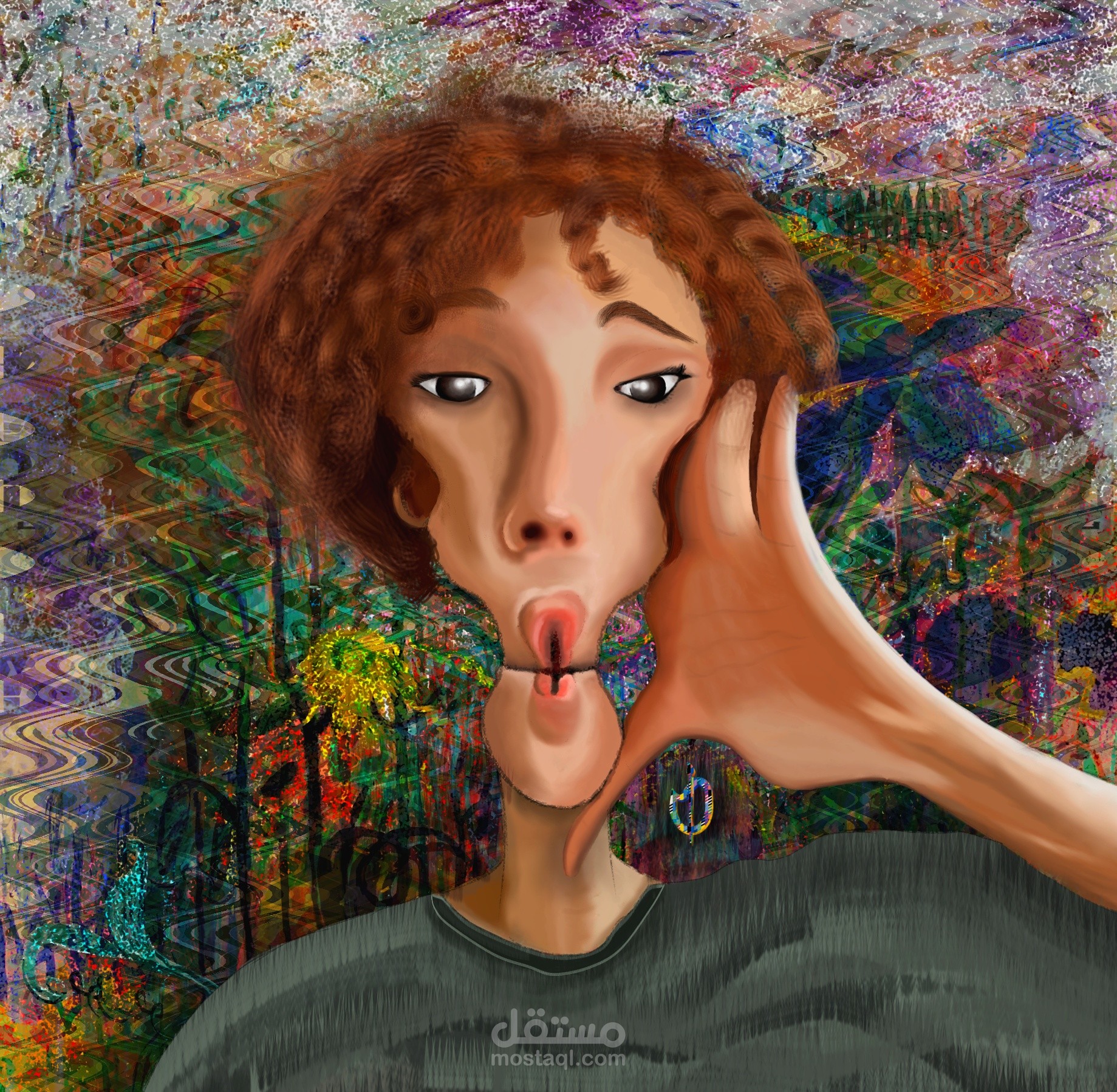 CARICATURE FOR MODEL:  Aya Araffa