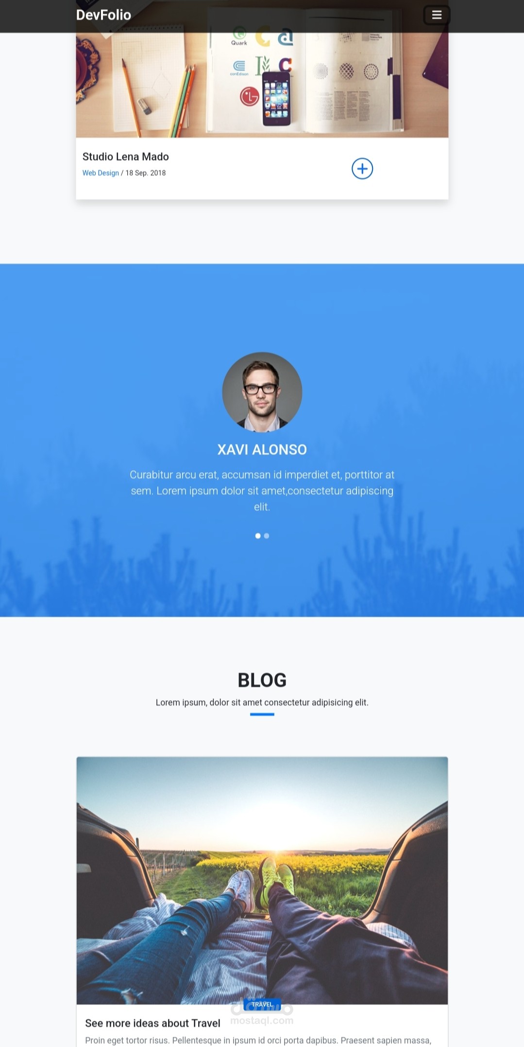 Responsive website design with html , css and bootstap