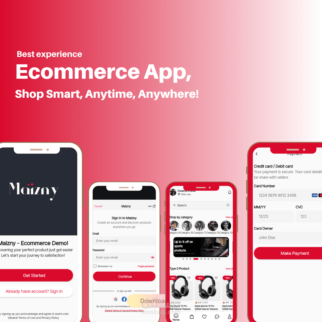 MAizny Ecommerce App