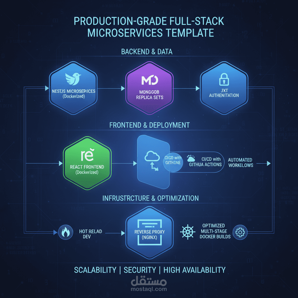 Microservices Starter Template — Production‑Ready Boilerplate