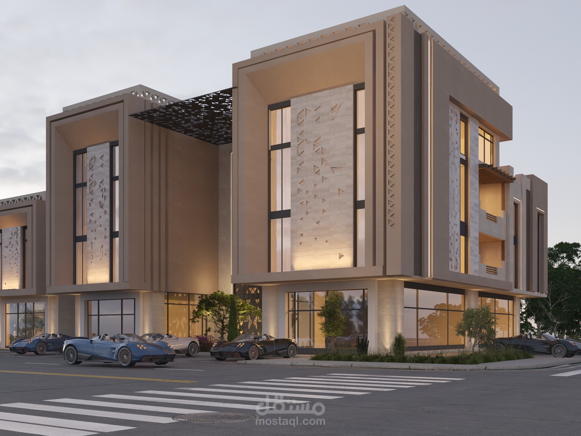 مبنى تجاري سكني- كود وادي حنيفة - الرياض