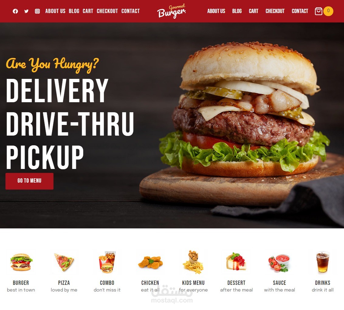 BurgerShop website
