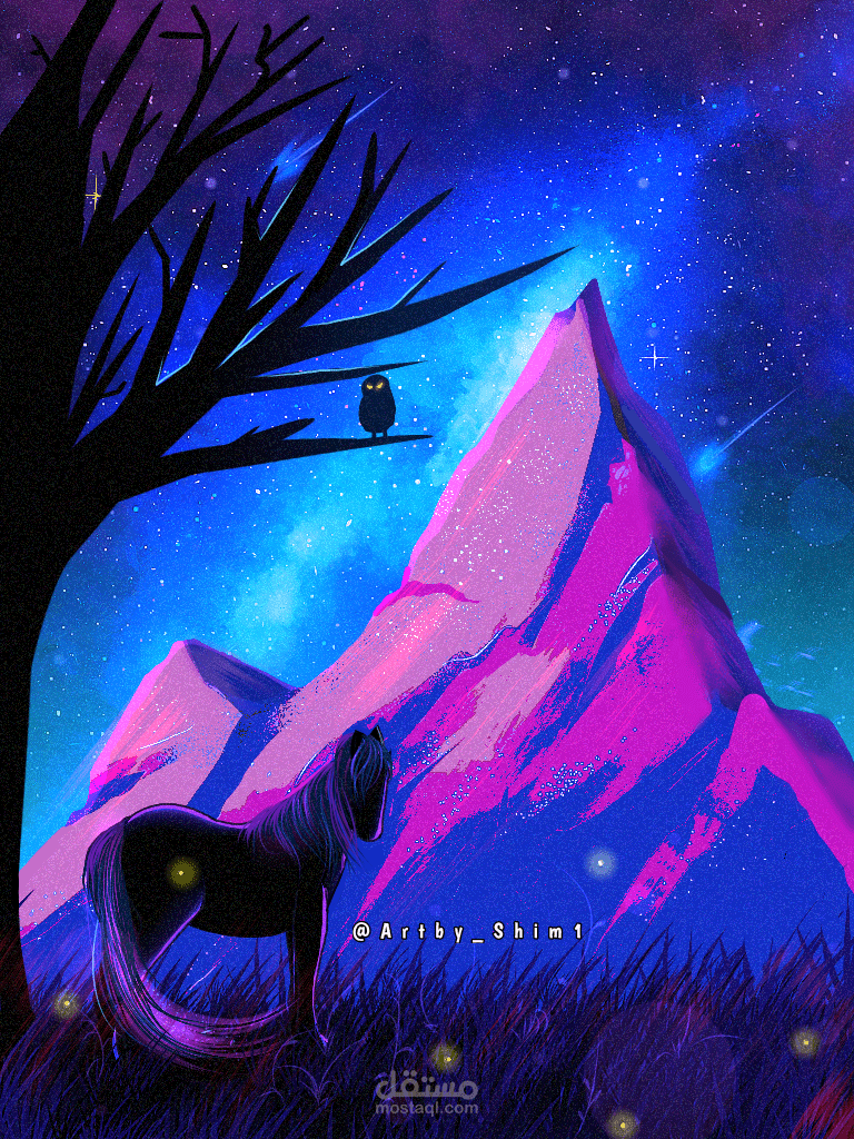 رسم خلفيات طبيعة