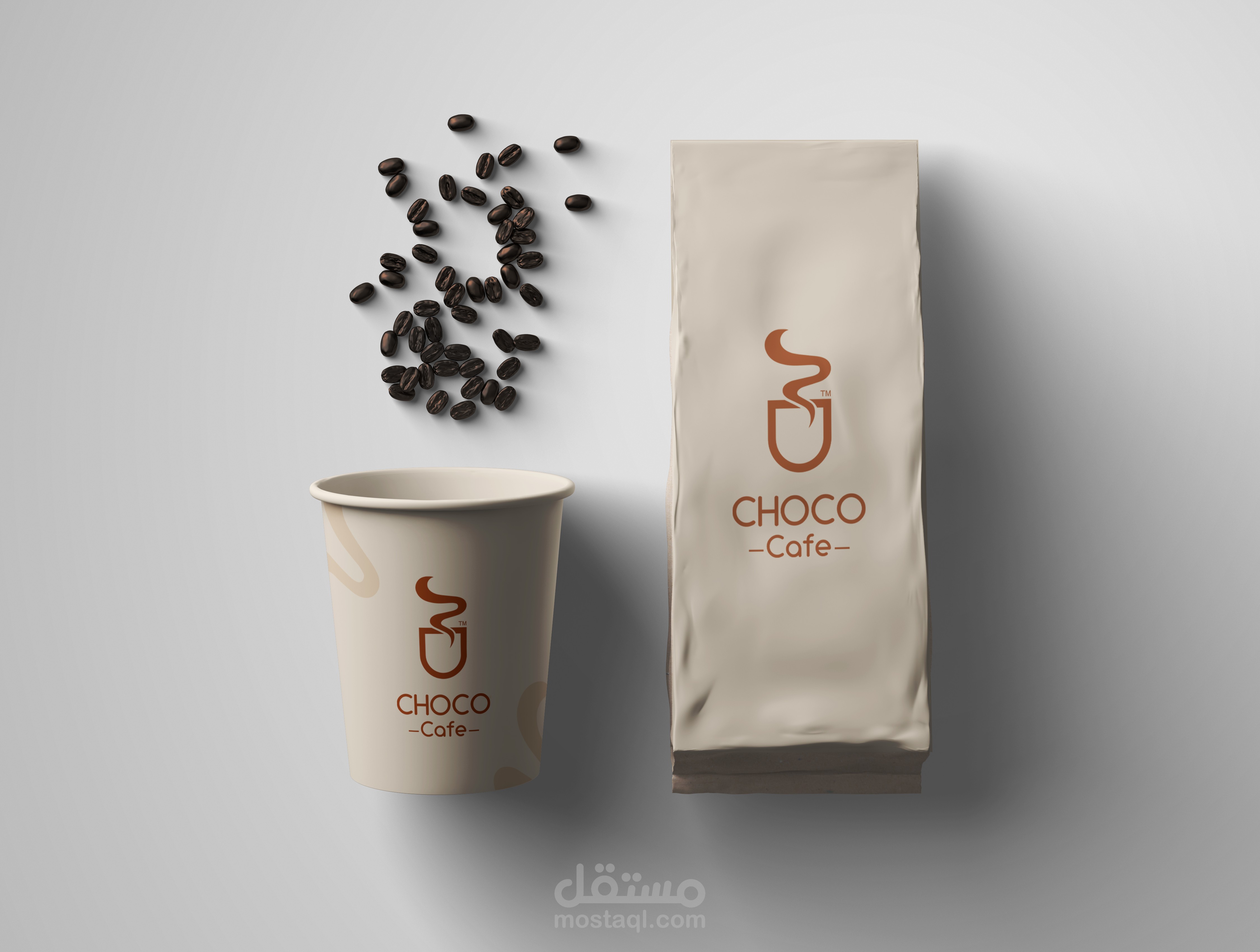choco cafe -  تصميم هوية بصرية لمقهي
