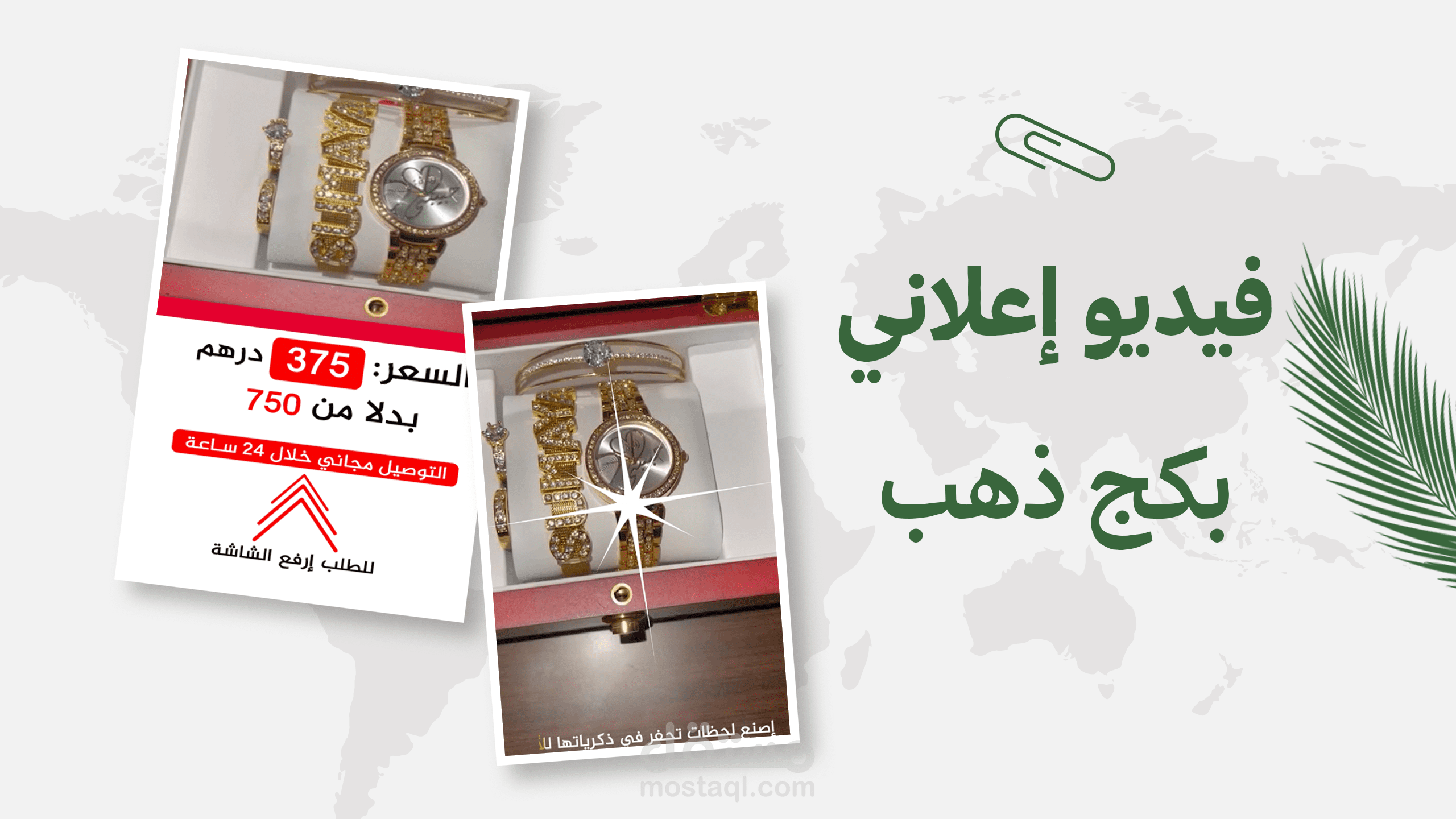 فيديو إعلاني لبكج ذهب