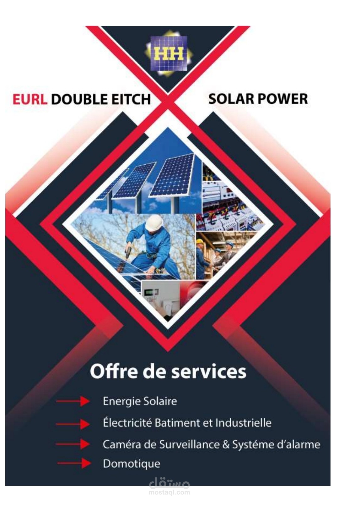 بروشور شركة خاصة بالطاقة الشمسية