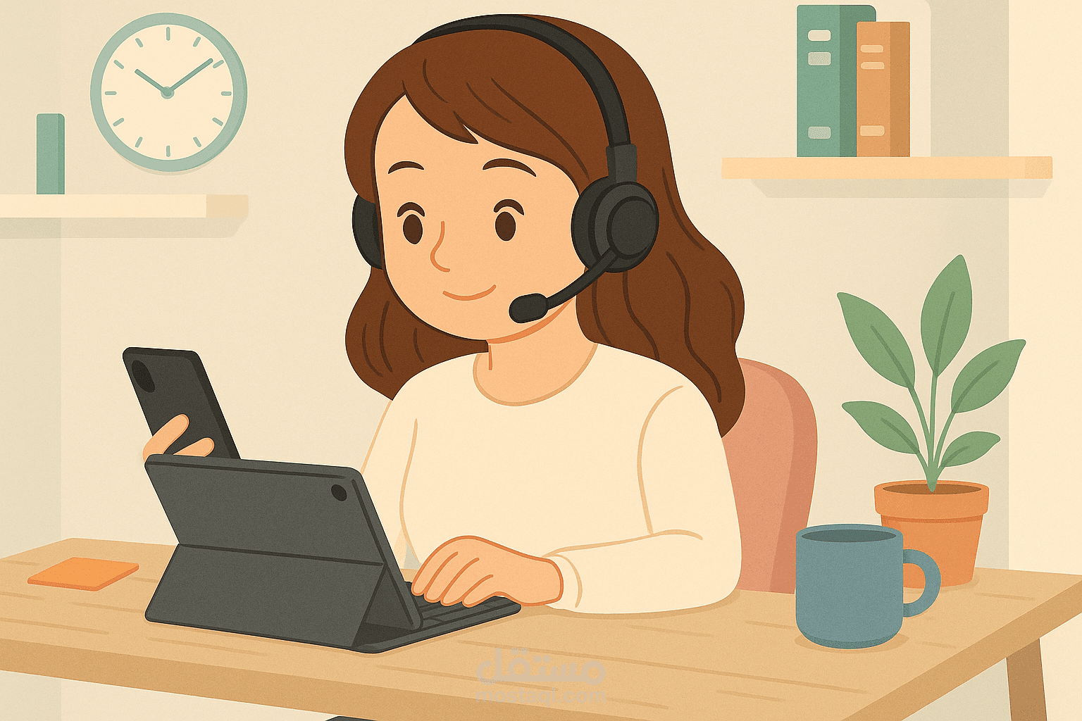 مساعدة افتراضية/ سكرتيرة شخصية عن بعد