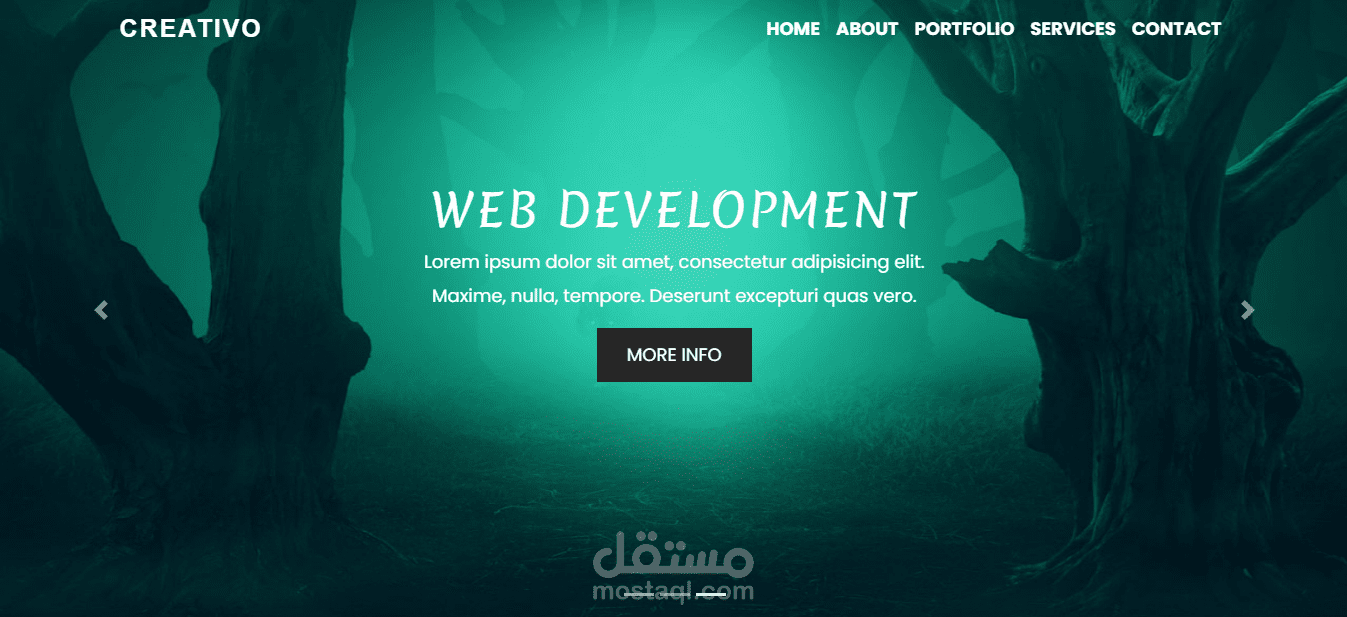 Responsive Homepage design